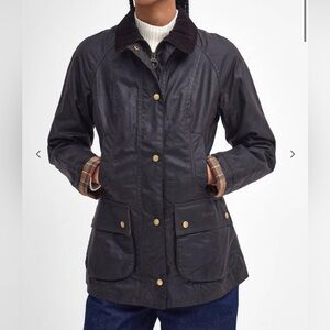 Barbour Jacket for sale - Beadnell Waxed Jacket (Rustic color, US 2)